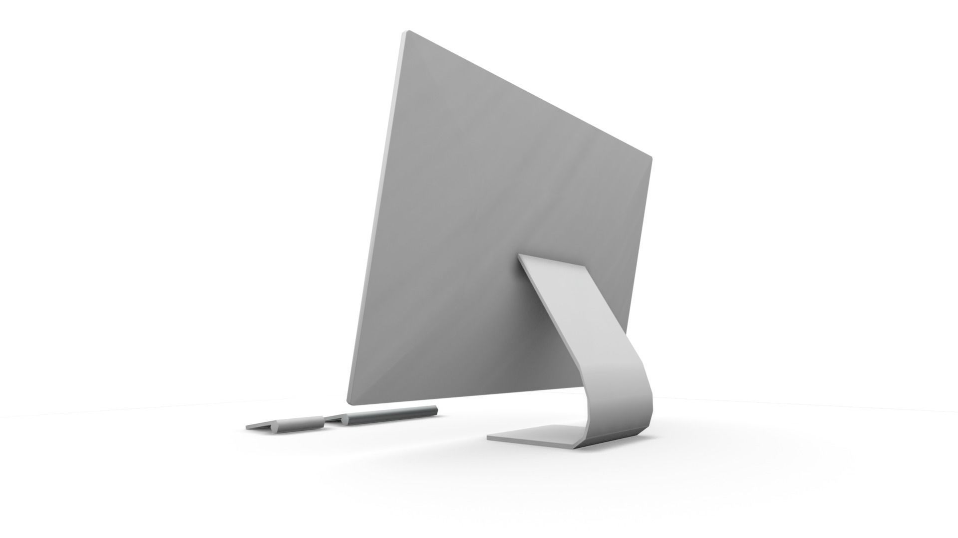 All furniture lightmapped SHC Quickoffice Low-poly 3D model_60