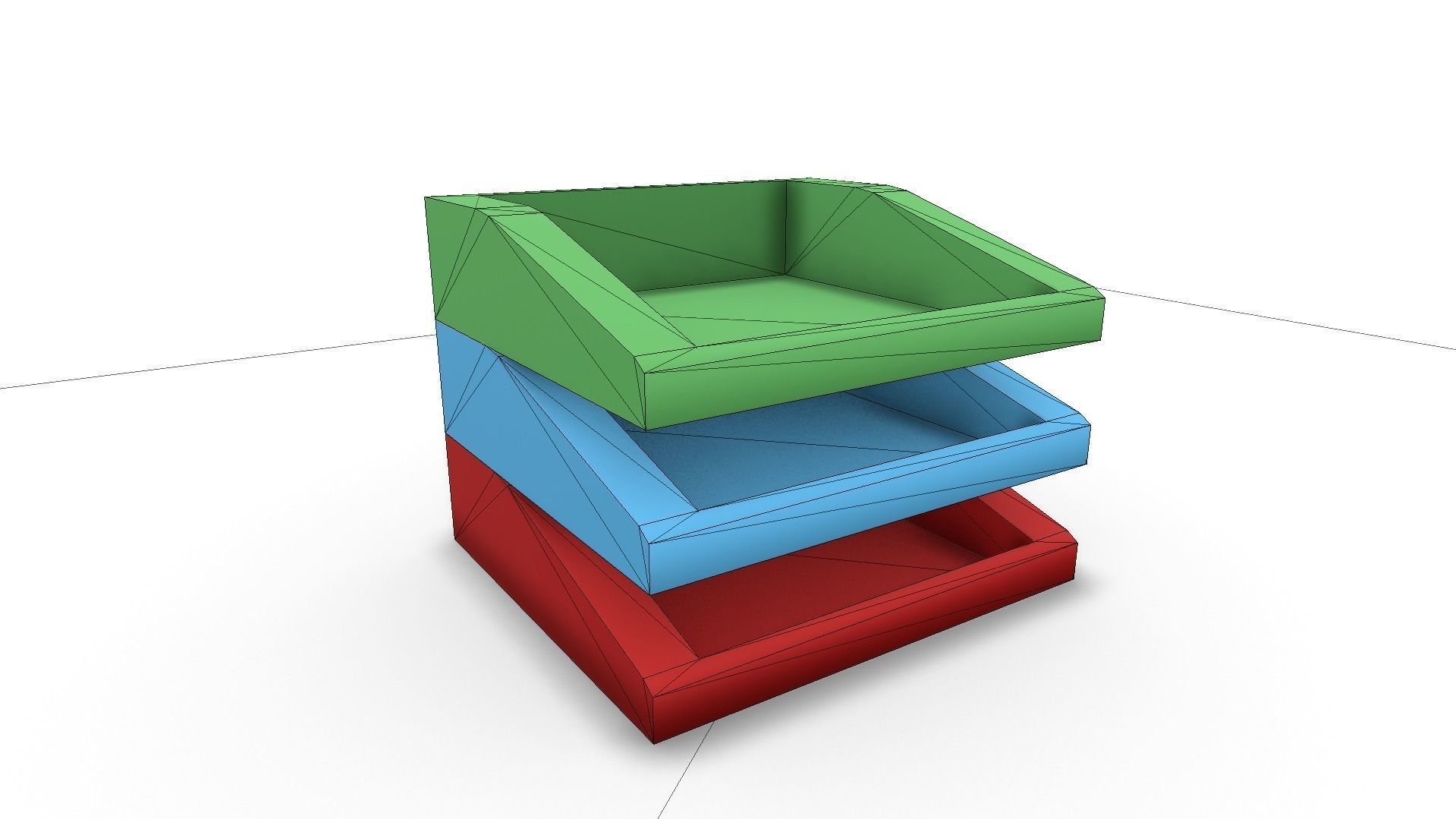 All furniture lightmapped SHC Quickoffice Low-poly 3D model_174