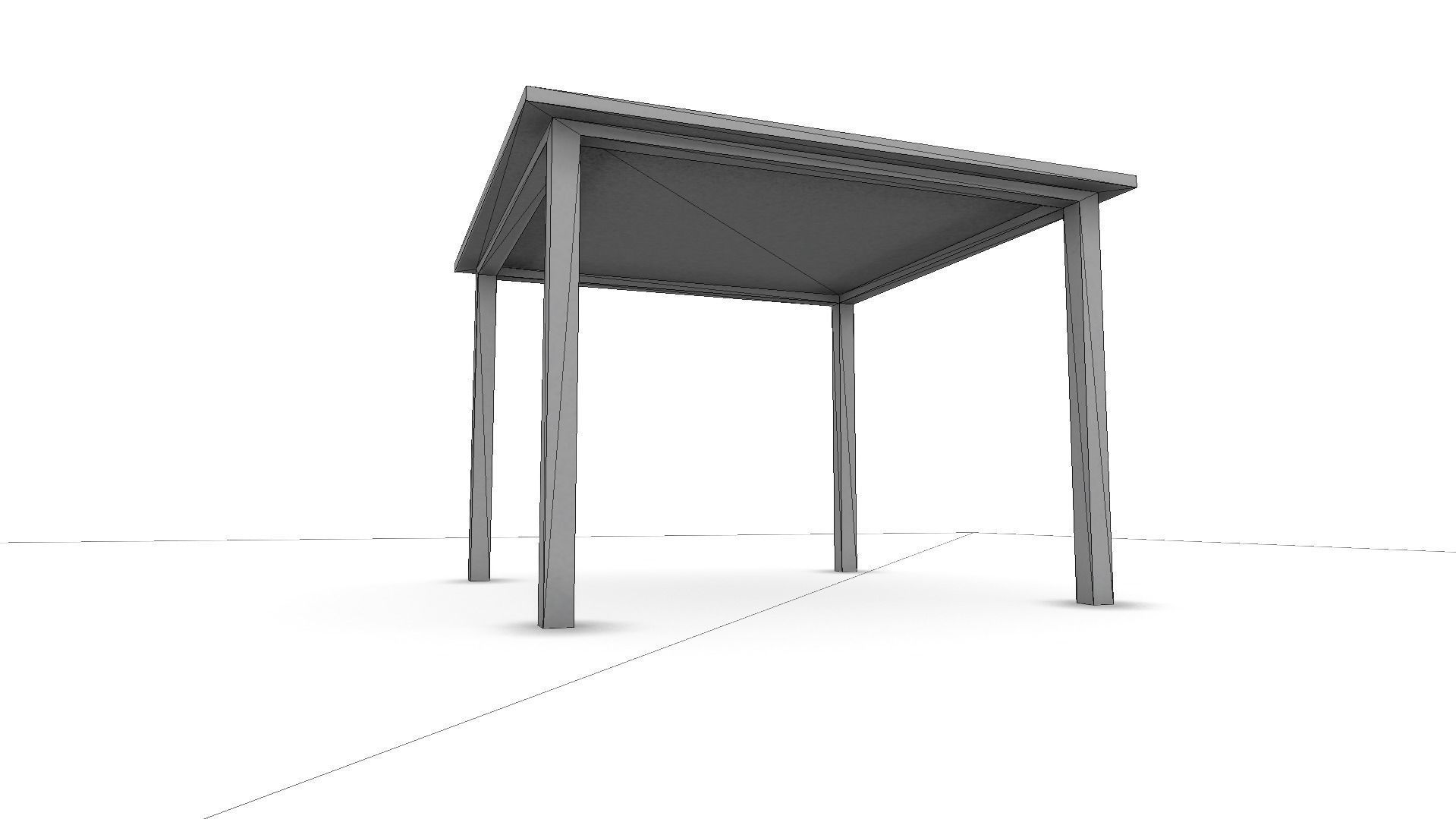 All furniture lightmapped SHC Quickoffice Low-poly 3D model_110