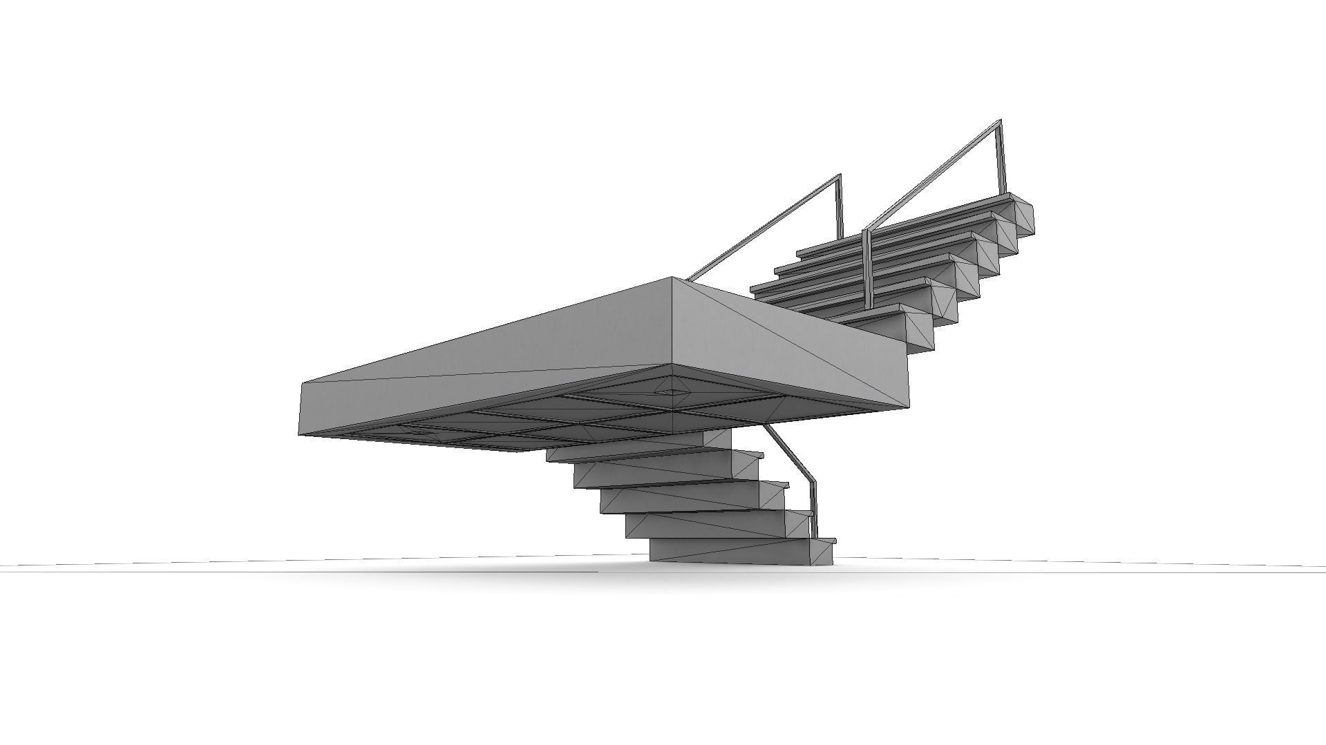 All furniture lightmapped SHC Quickoffice Low-poly 3D model_97