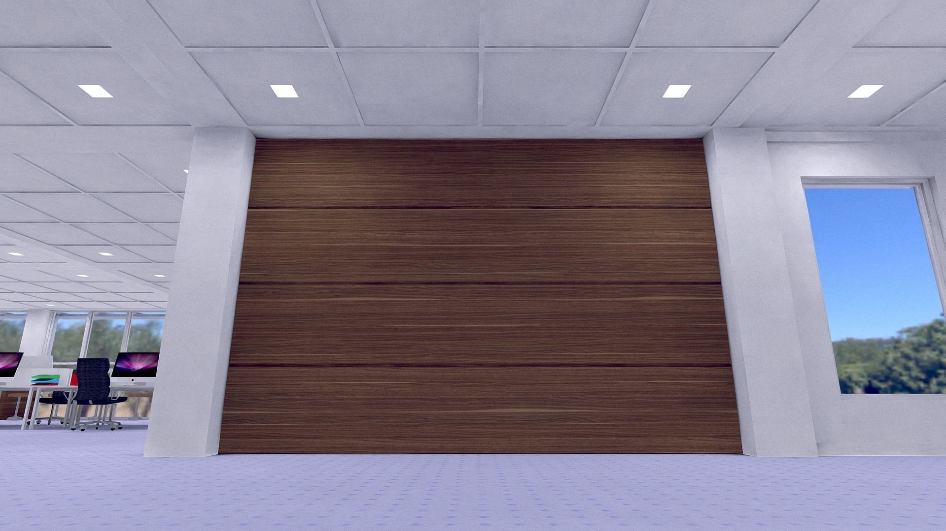 All furniture lightmapped SHC Quickoffice Low-poly 3D model_134
