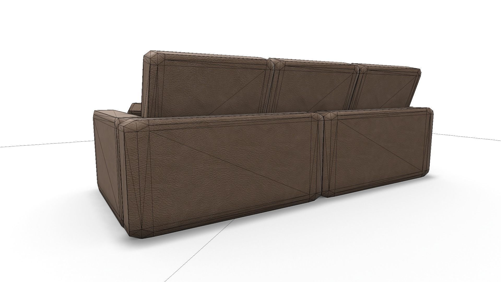 All furniture lightmapped SHC Quickoffice Low-poly 3D model_224