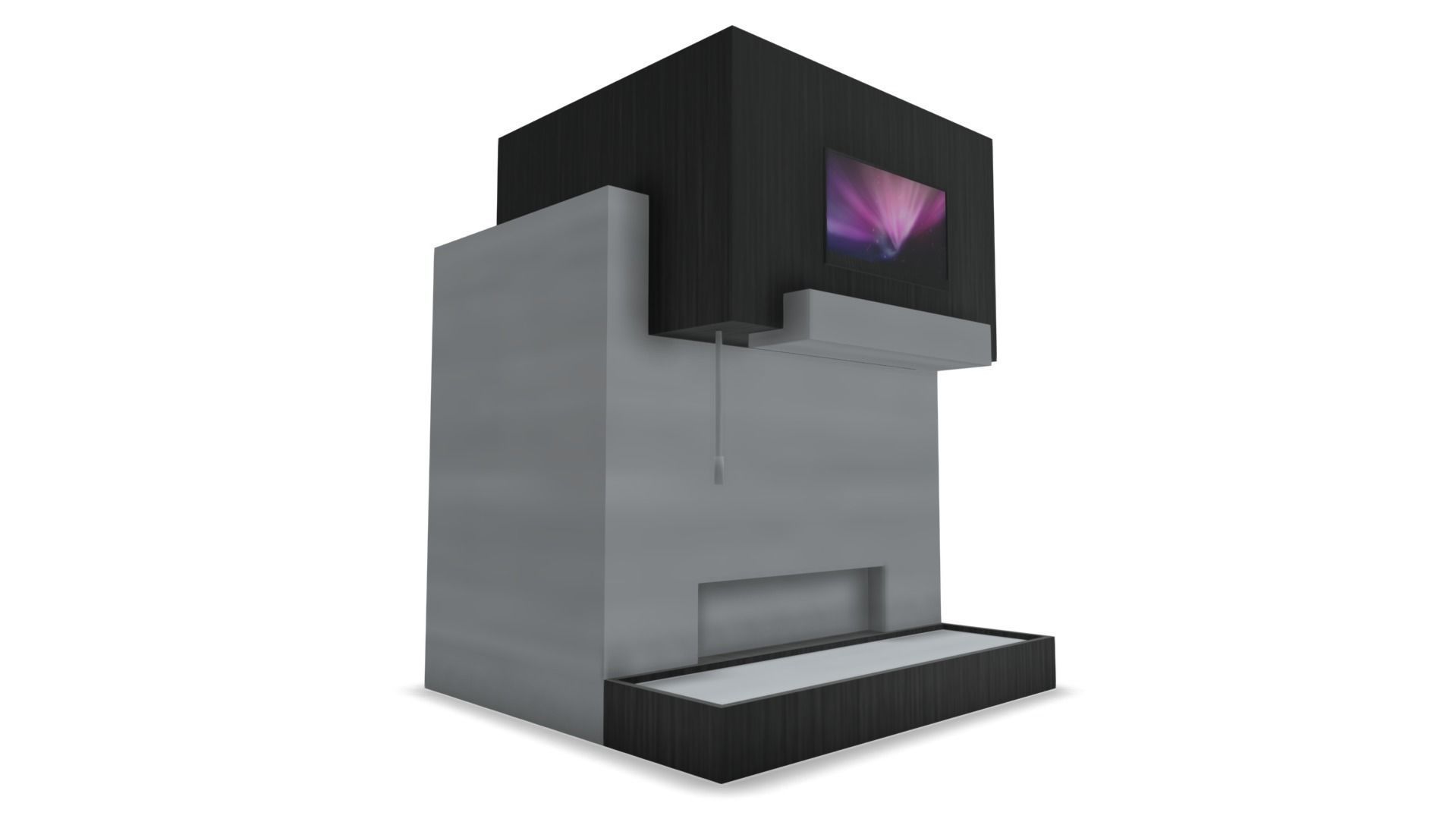 All furniture lightmapped SHC Quickoffice Low-poly 3D model_36