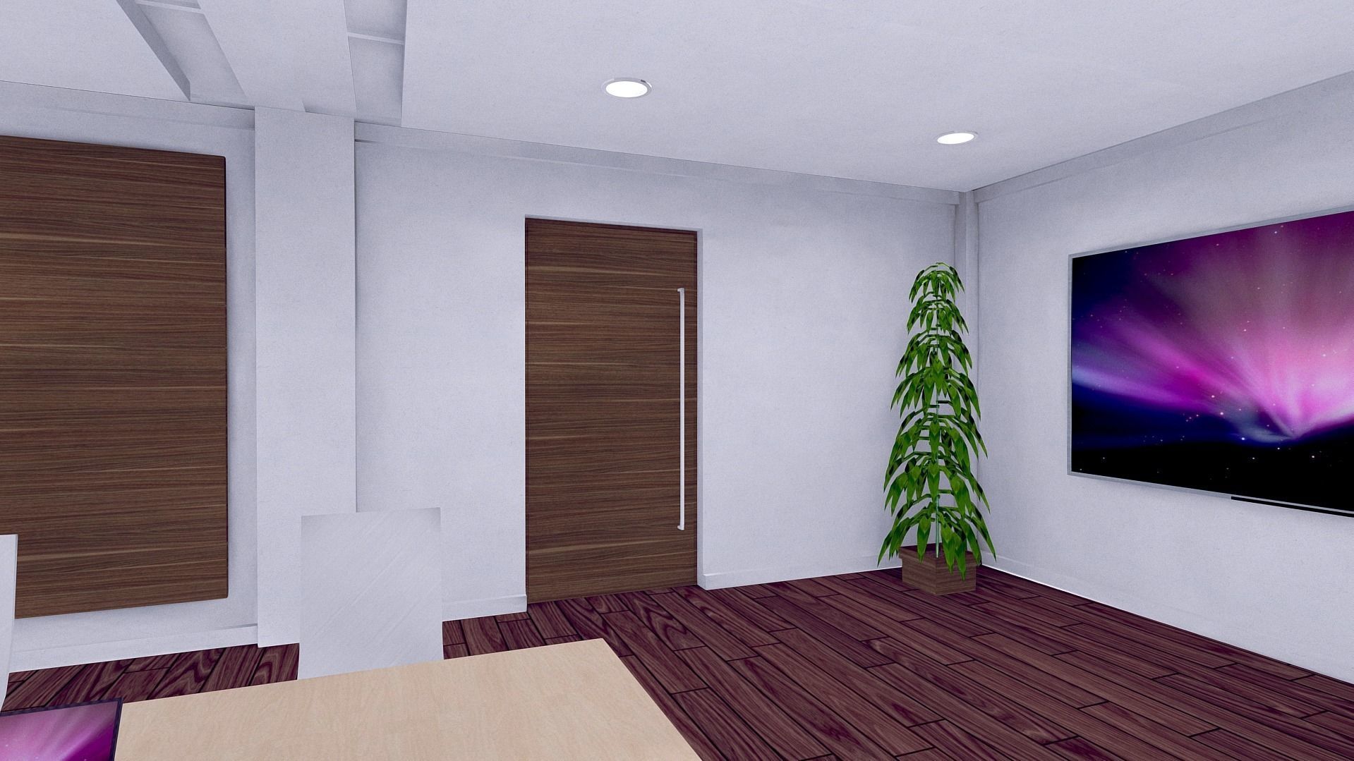All furniture lightmapped SHC Quickoffice Low-poly 3D model_205
