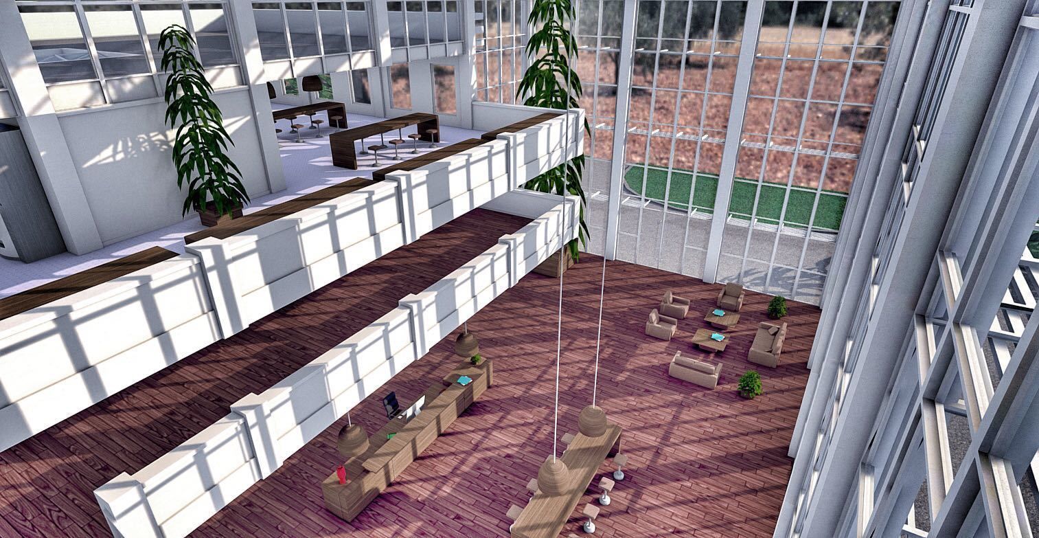 All furniture lightmapped SHC Quickoffice Low-poly 3D model_18