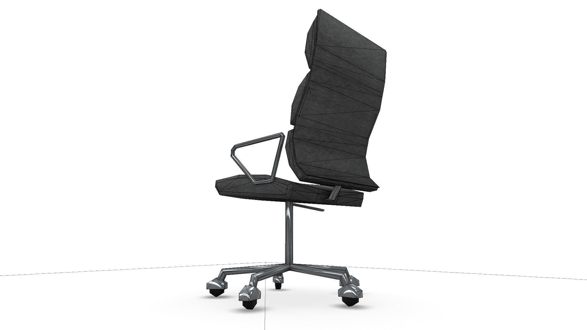 All furniture lightmapped SHC Quickoffice Low-poly 3D model_158