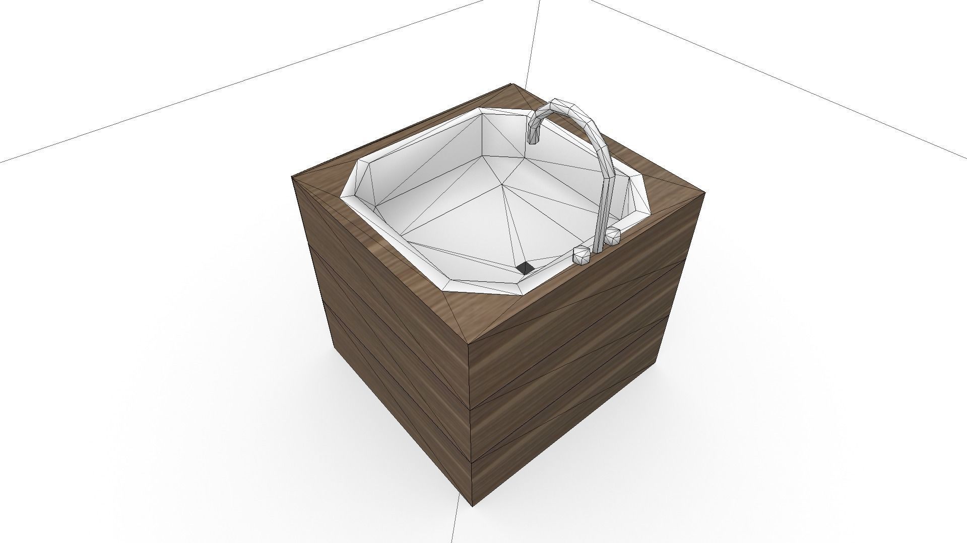 All furniture lightmapped SHC Quickoffice Low-poly 3D model_209