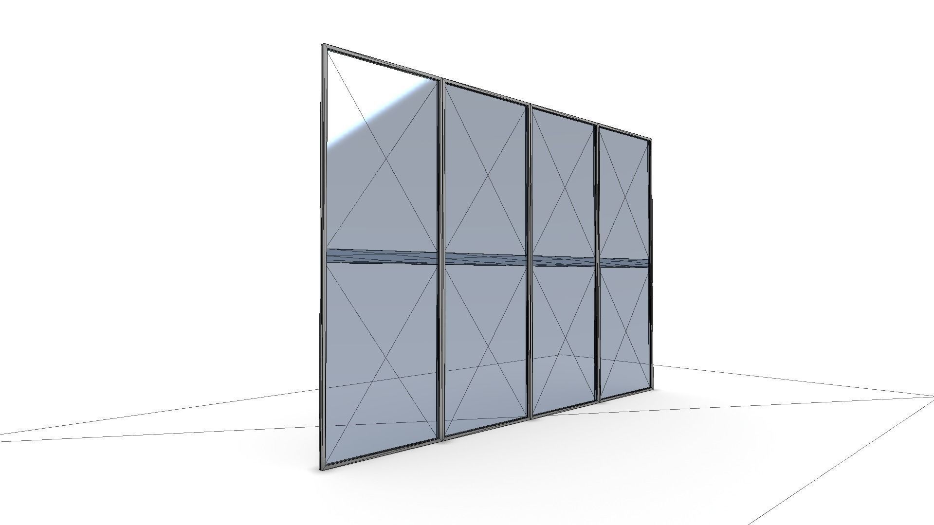 All furniture lightmapped SHC Quickoffice Low-poly 3D model_121