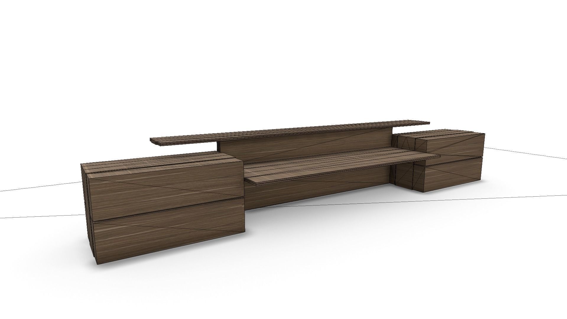 All furniture lightmapped SHC Quickoffice Low-poly 3D model_195