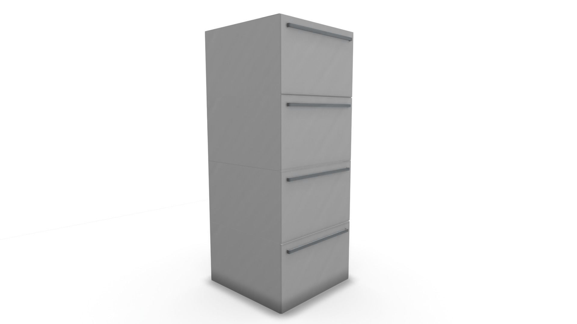 All furniture lightmapped SHC Quickoffice Low-poly 3D model_82