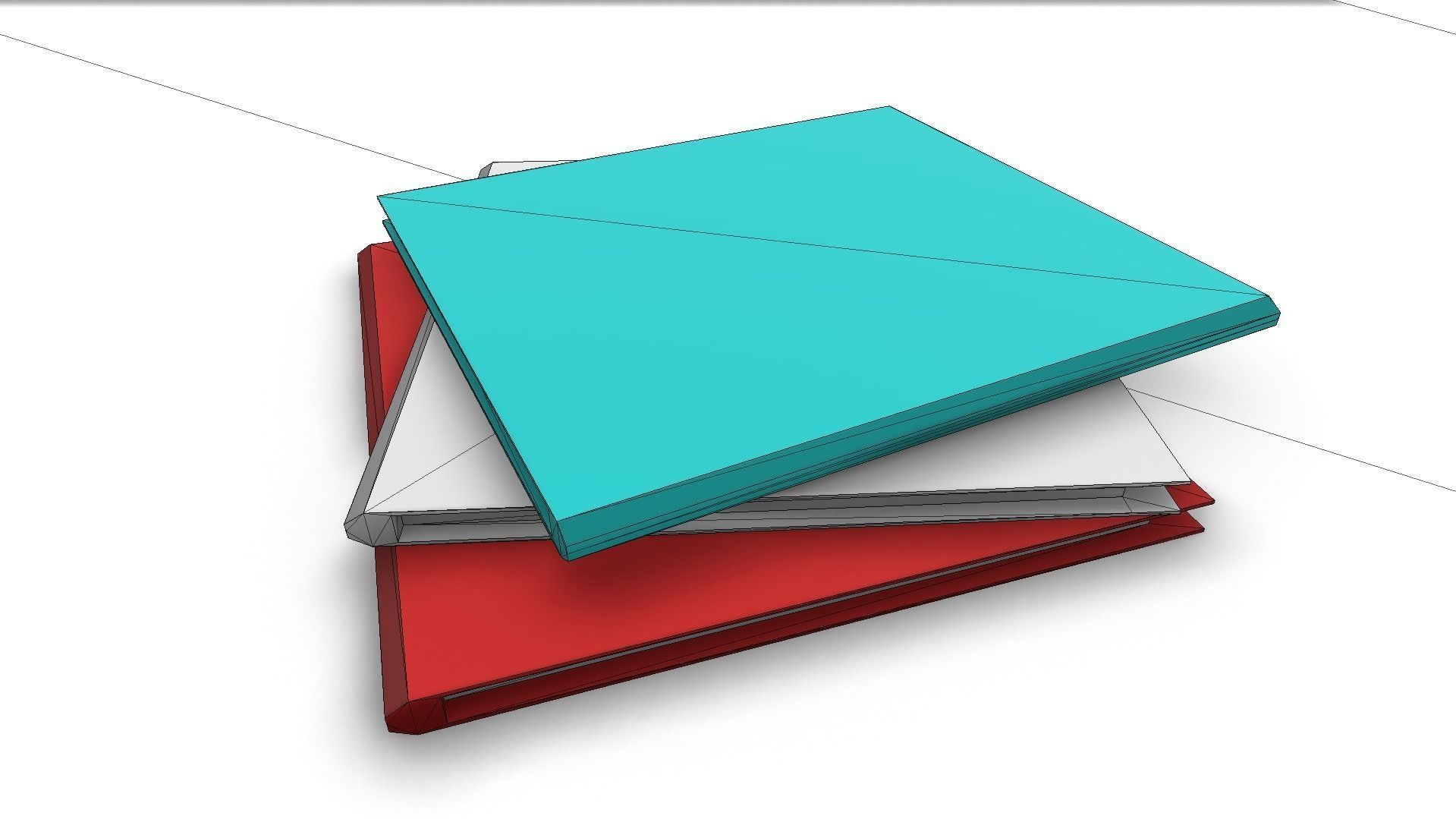 All furniture lightmapped SHC Quickoffice Low-poly 3D model_151