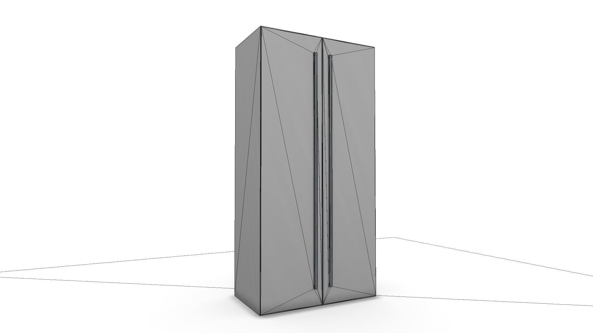 All furniture lightmapped SHC Quickoffice Low-poly 3D model_93