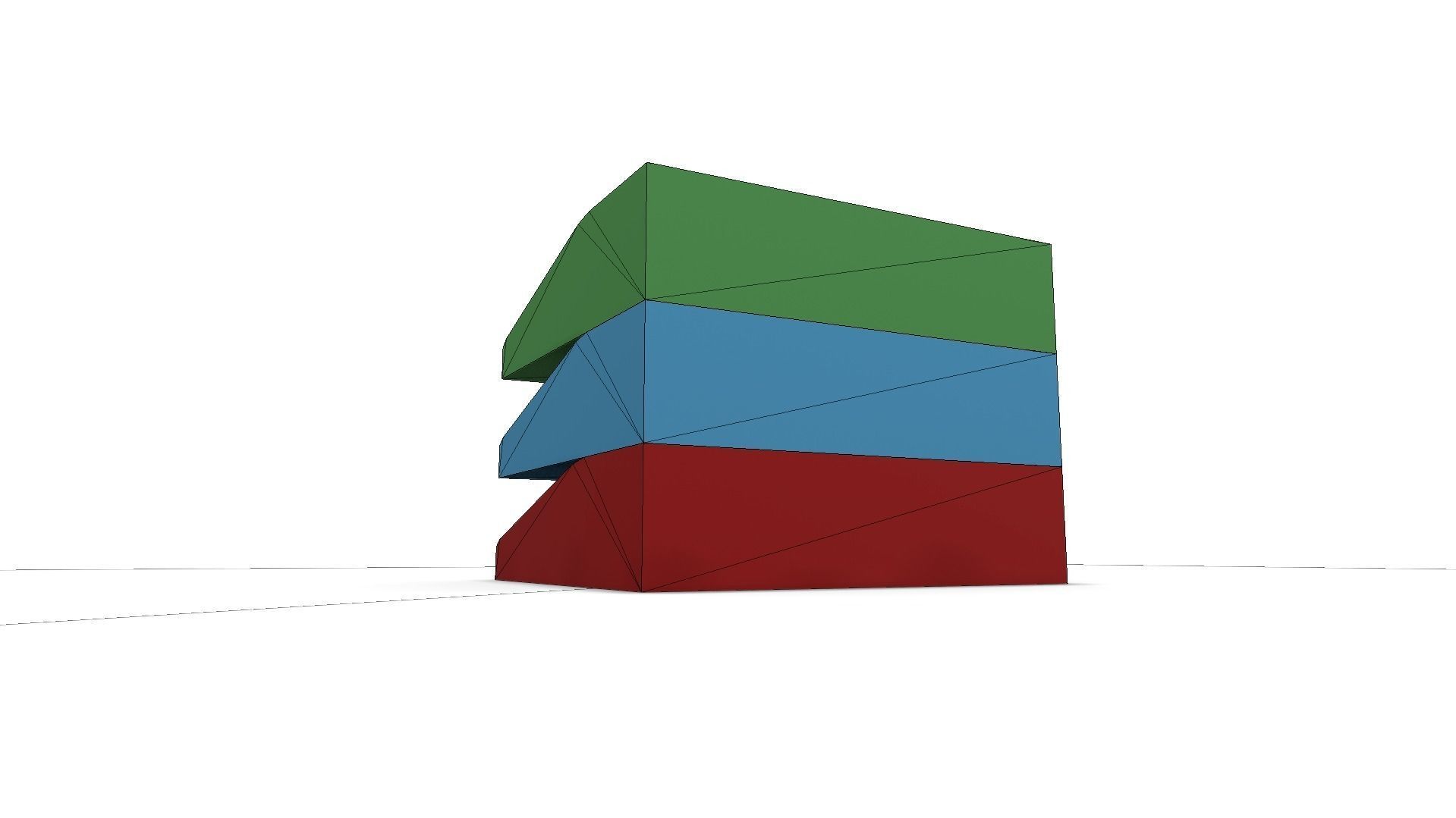 All furniture lightmapped SHC Quickoffice Low-poly 3D model_173
