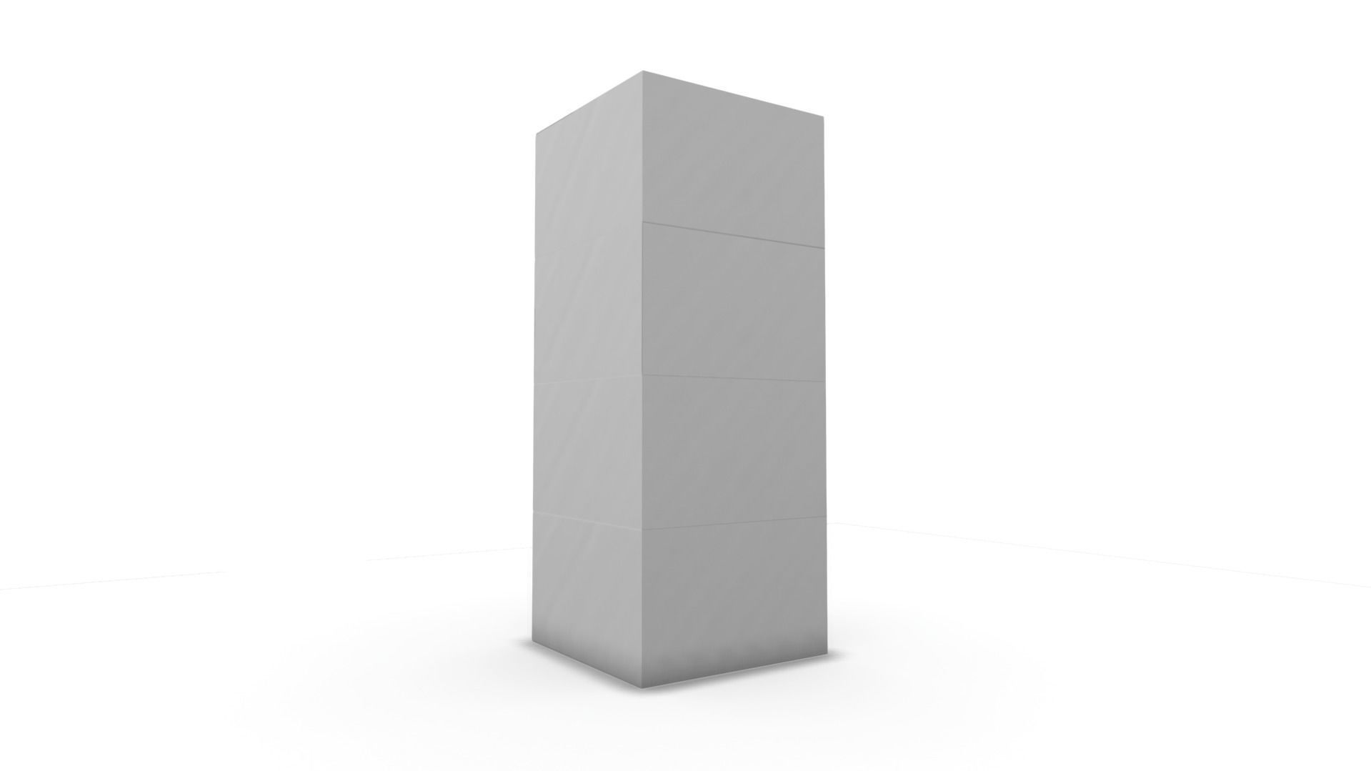 All furniture lightmapped SHC Quickoffice Low-poly 3D model_81