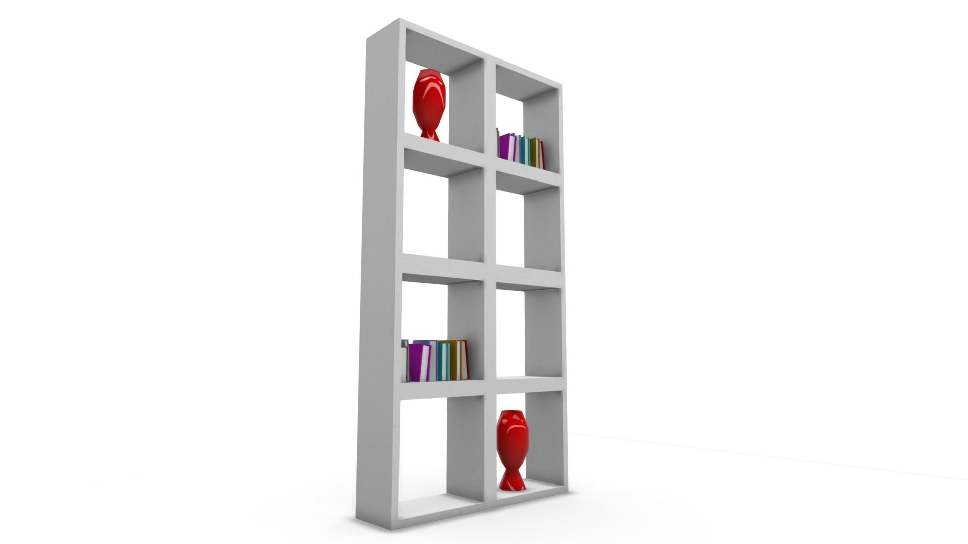 All furniture lightmapped SHC Quickoffice Low-poly 3D model_51