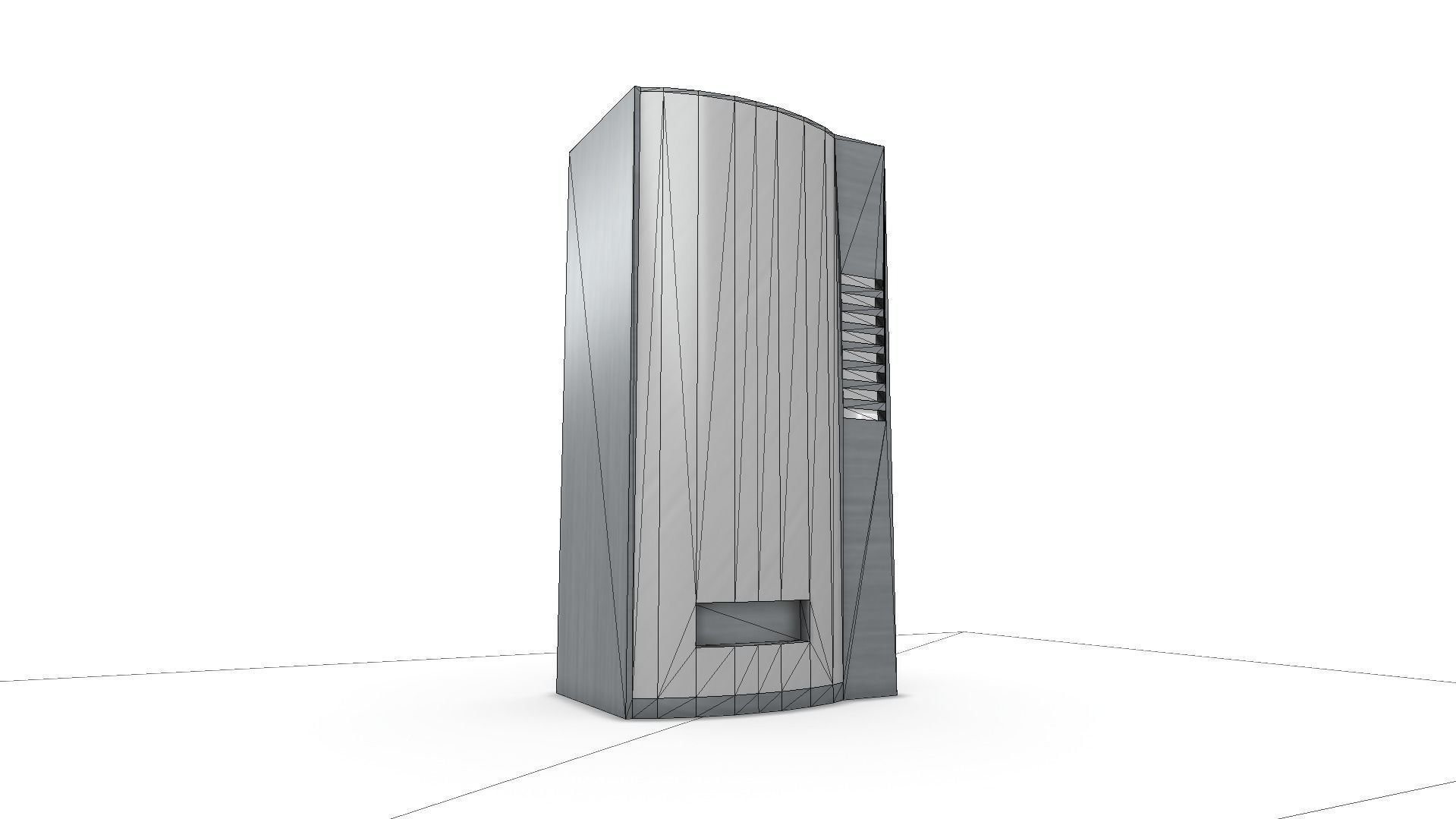 All furniture lightmapped SHC Quickoffice Low-poly 3D model_240
