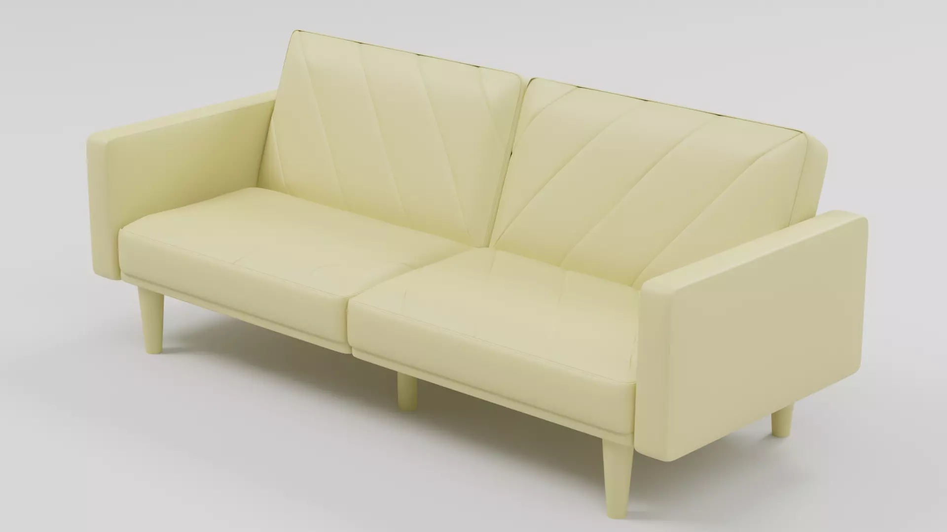 Mid-Century Futon Sofa Bed - Sample File 3D model