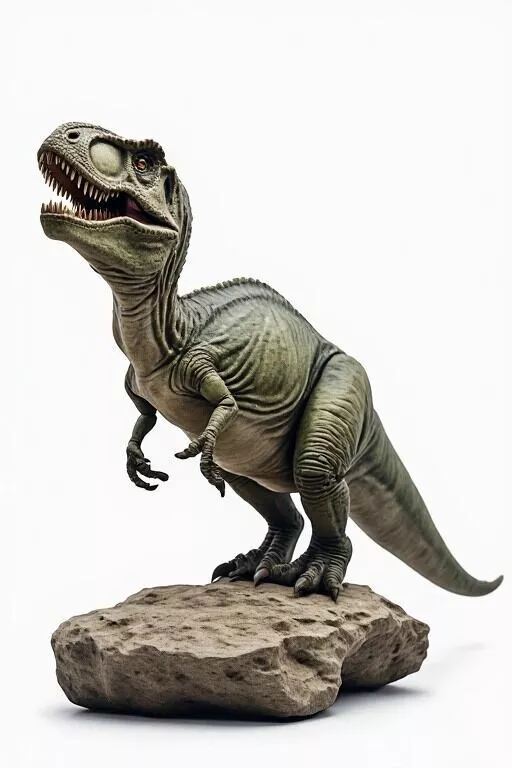 Dinosaur Standing On Rock 3D print model