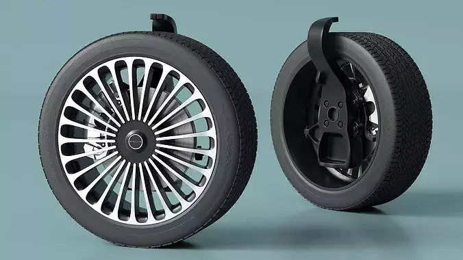Huawey Stelato Car Wheel 3D model