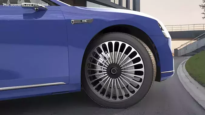Huawey Stelato Car Wheel 3D model 3
