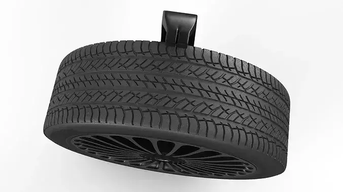 Huawey Stelato Car Wheel 3D model 6