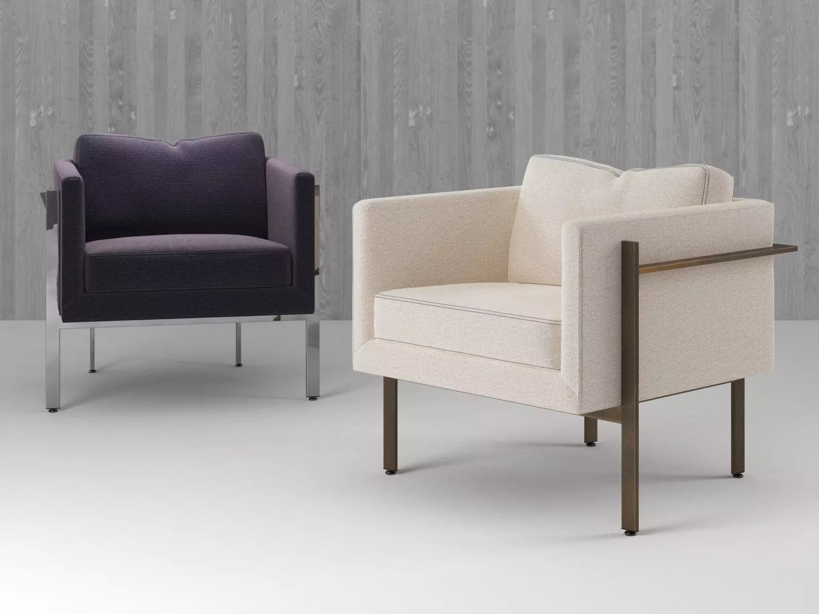 Drop In Armchair 3D model_1