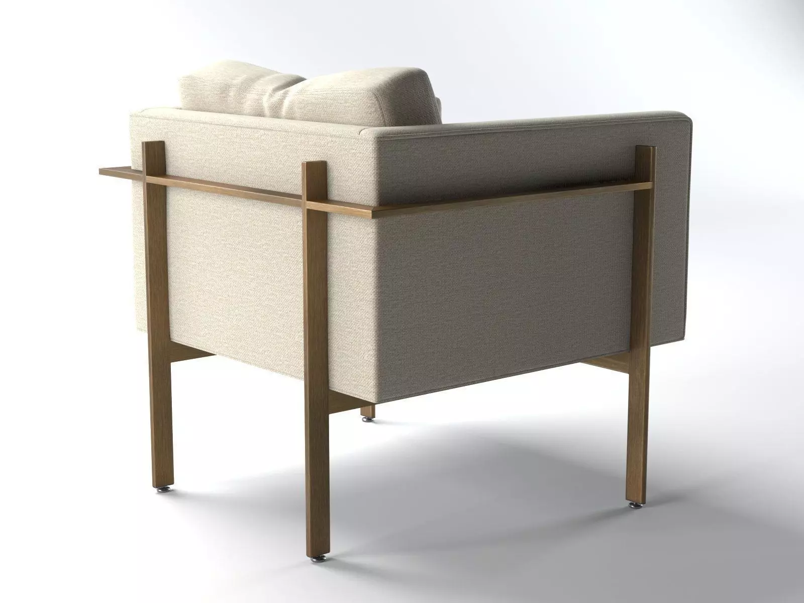 Drop In Armchair 3D model_3