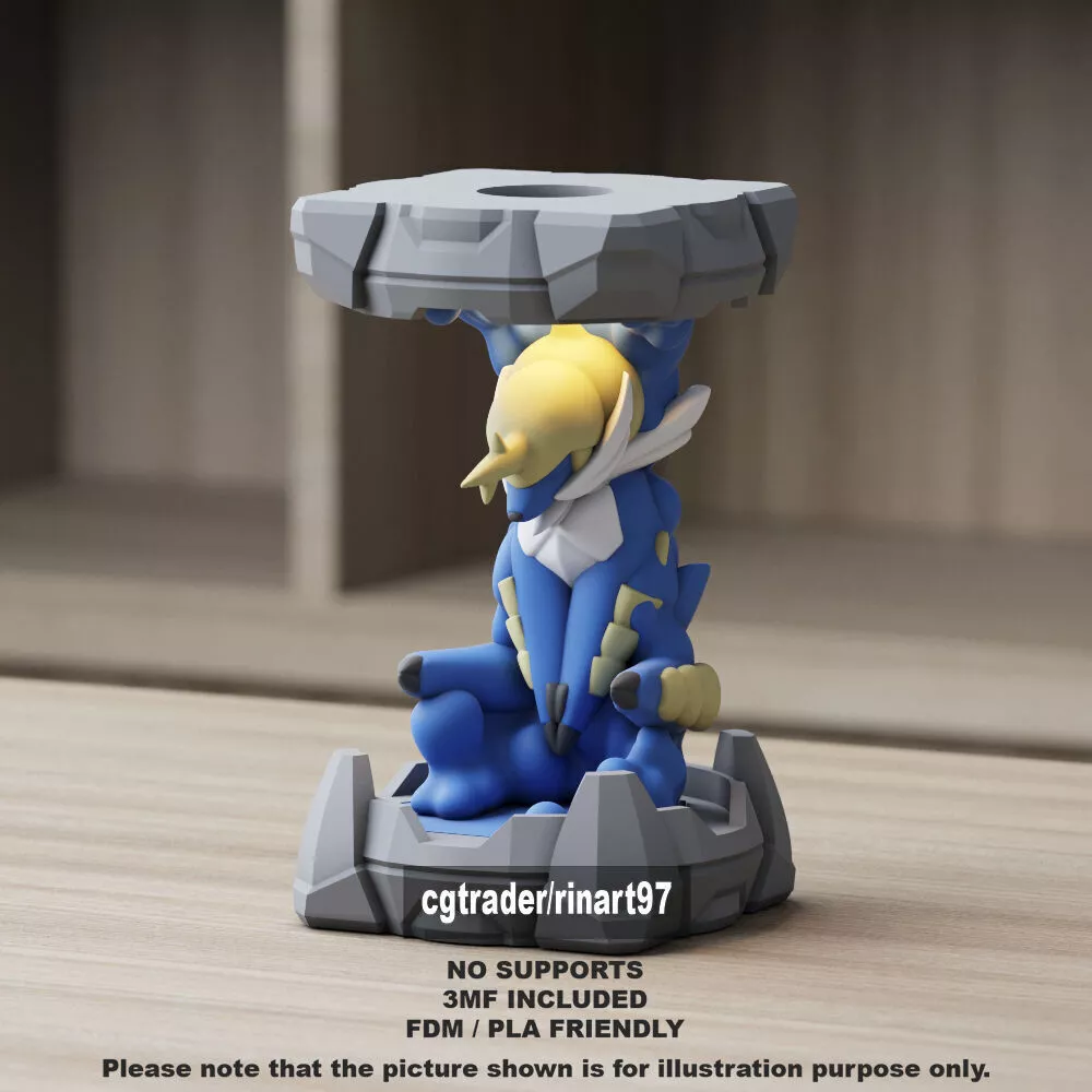 Samurott in the Clone Lab 3D print model