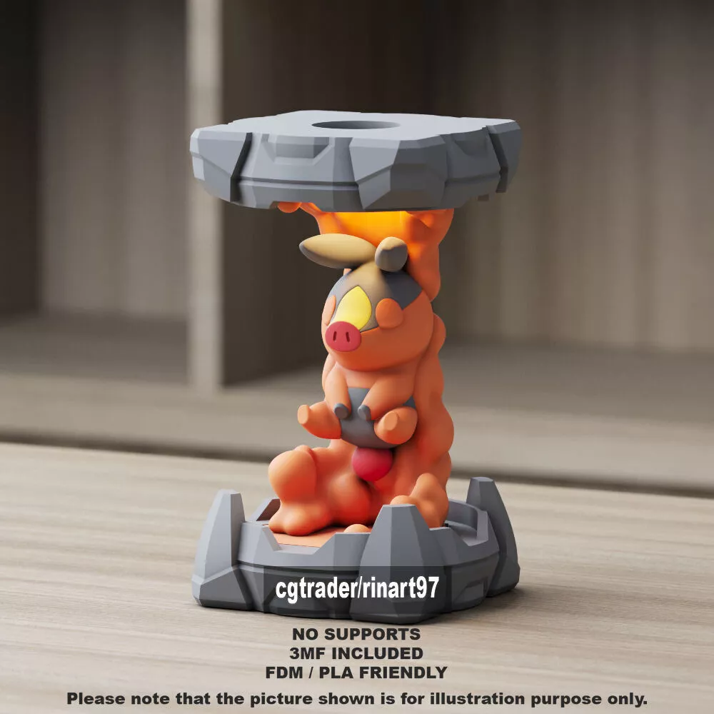 Tepig in the Clone Lab 3D print model