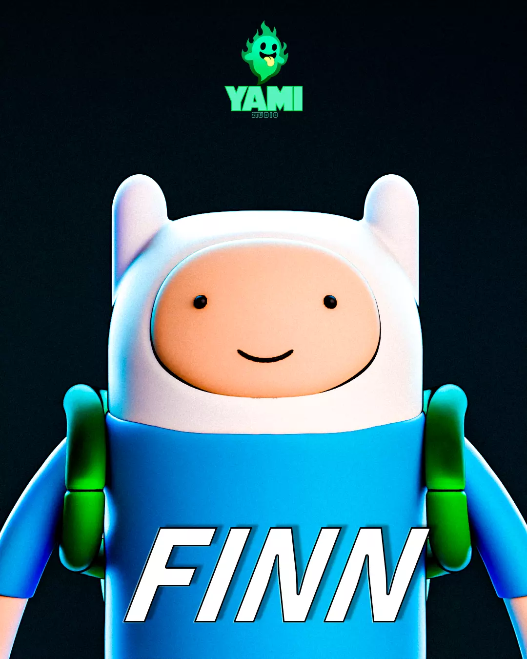 Finn el humano de hora de aventura 3D print model