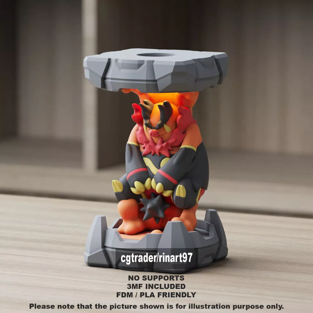 Emboar in the Clone Lab 3D print model