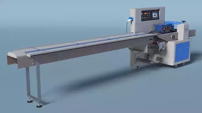High-Speed Packaging Machine for Small Products 3D model 5