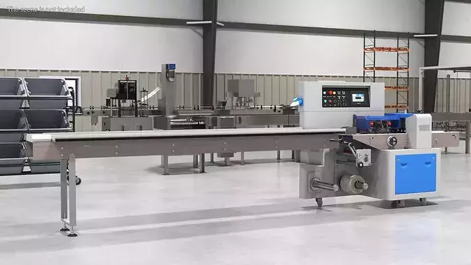 High-Speed Packaging Machine for Small Products 3D model 3