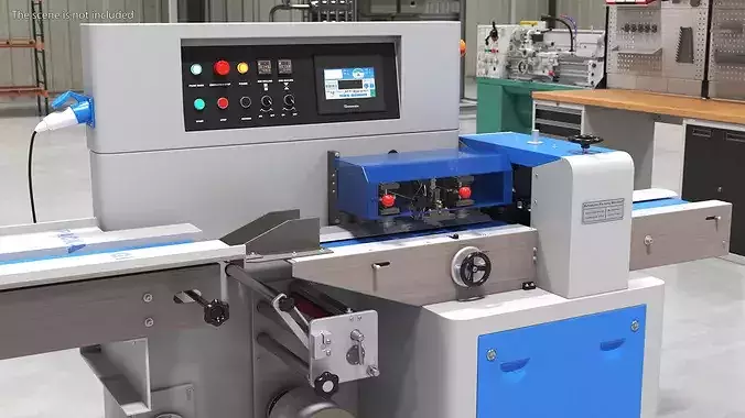 High-Speed Packaging Machine for Small Products 3D model 4