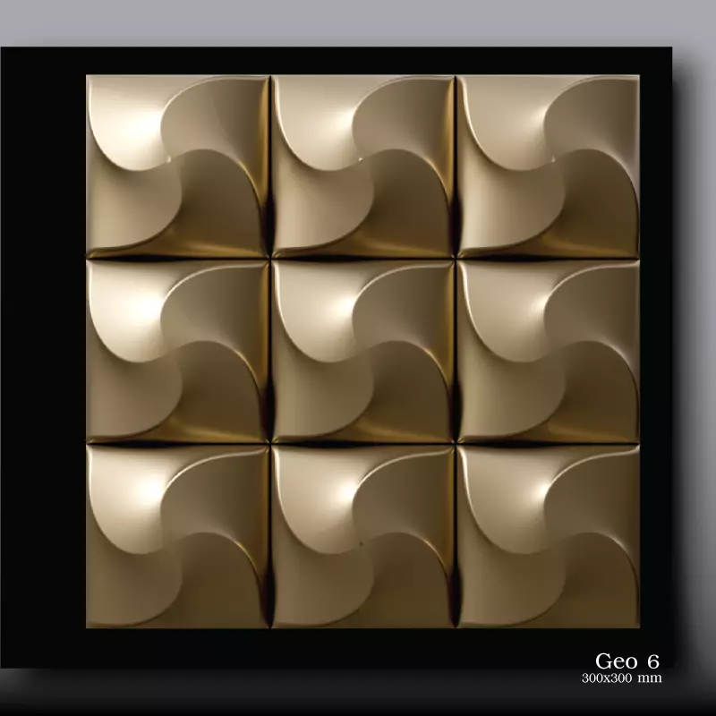 Geometric 3D Pattern CNC Partition Panel Decorate Free 3D print model