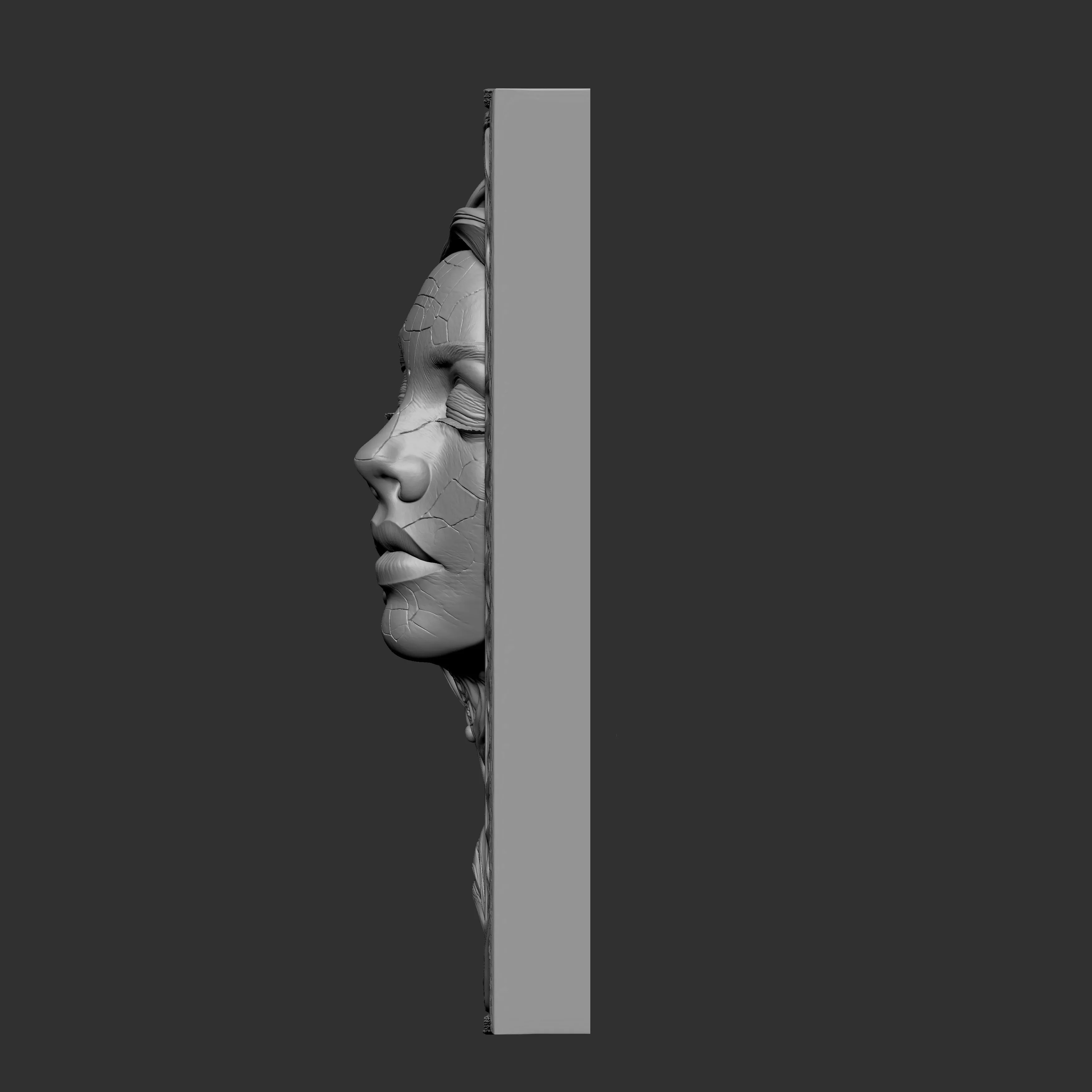 Ethereal Elegance Relief 3D print model