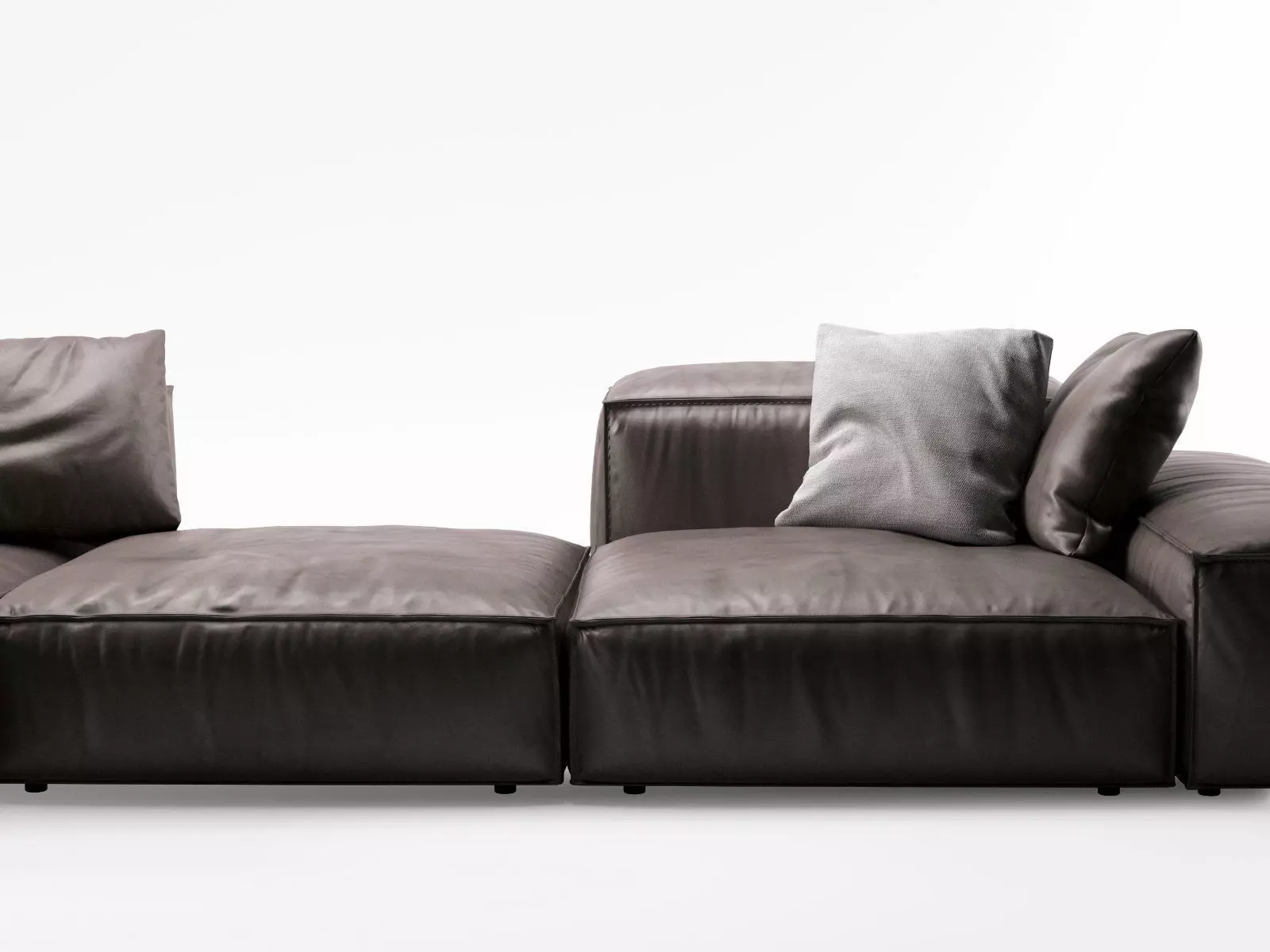 Extrasoft D sectional sofa 3D model_2