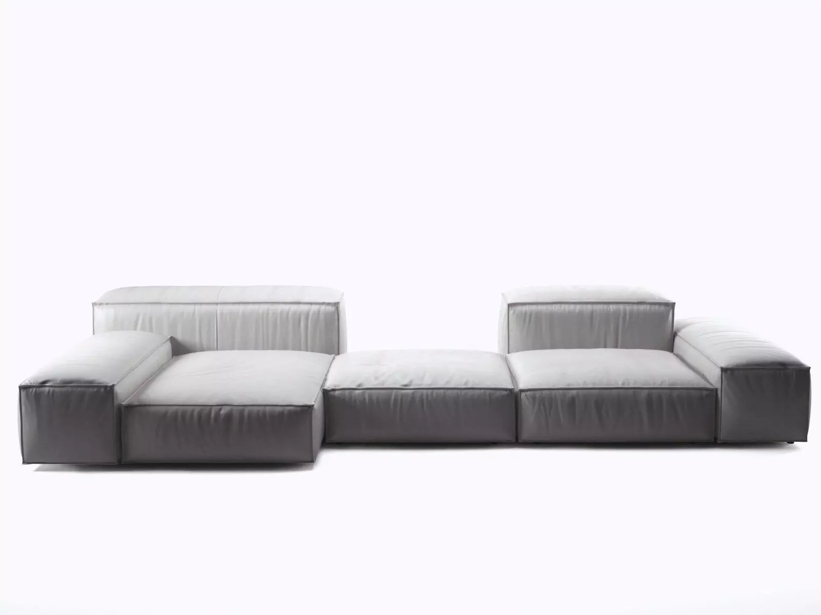Extrasoft D sectional sofa 3D model_3