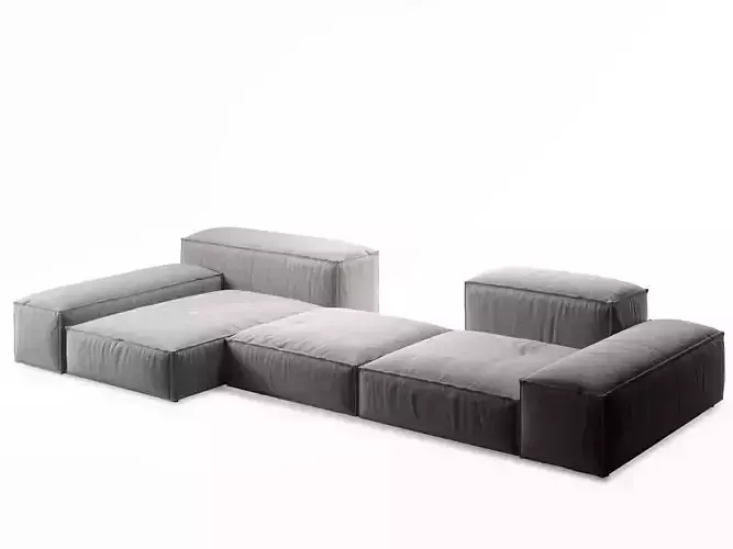 Extrasoft D sectional sofa