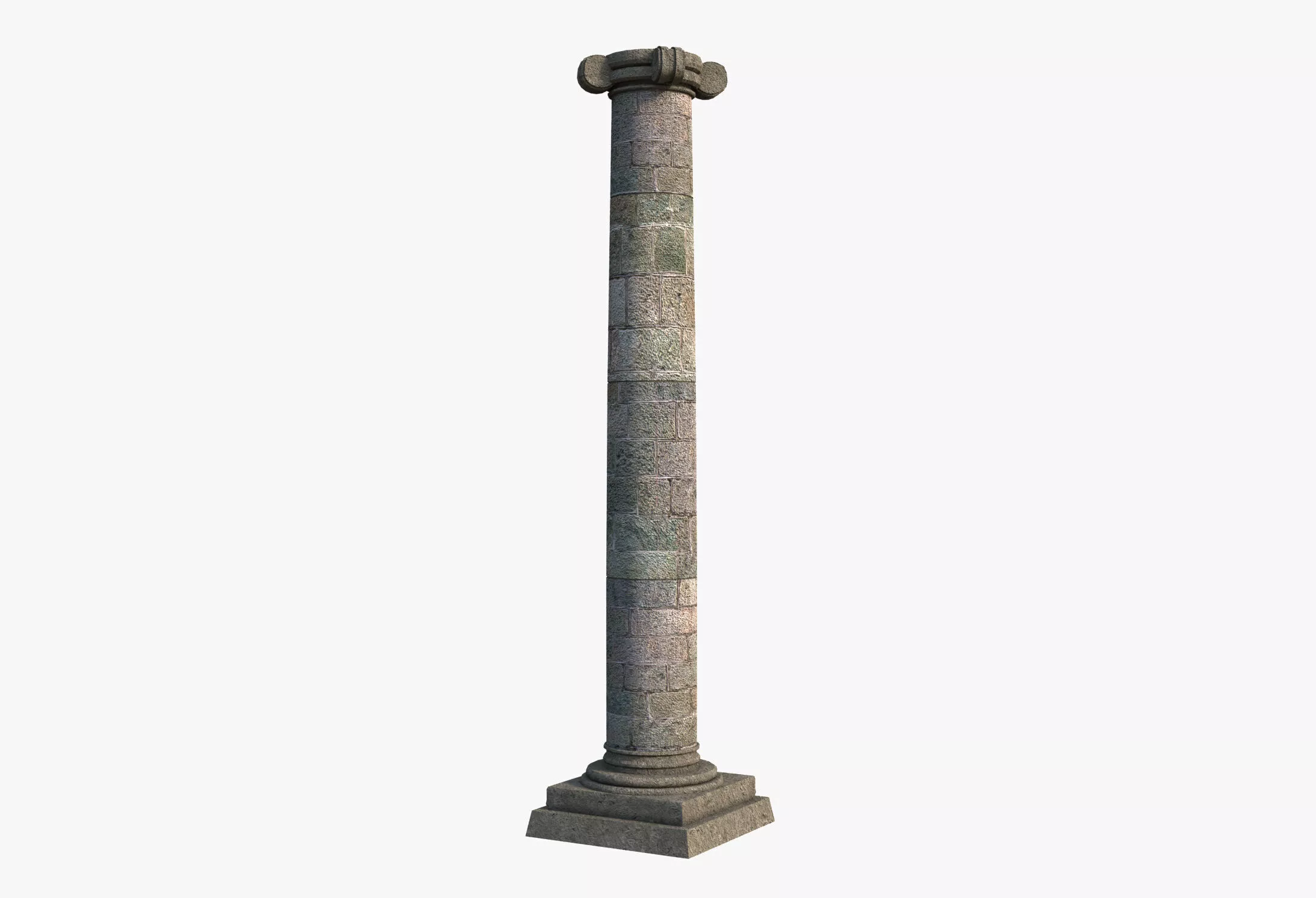 Free old column Free 3D model
