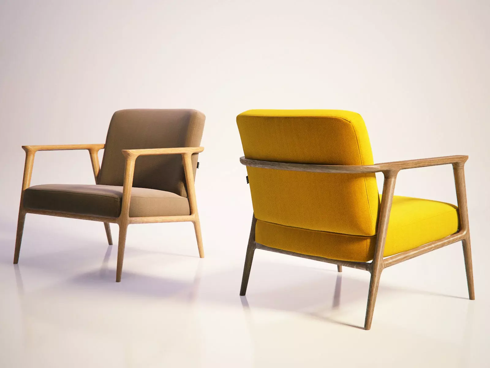 Zio Lounge Chair 3D model_1