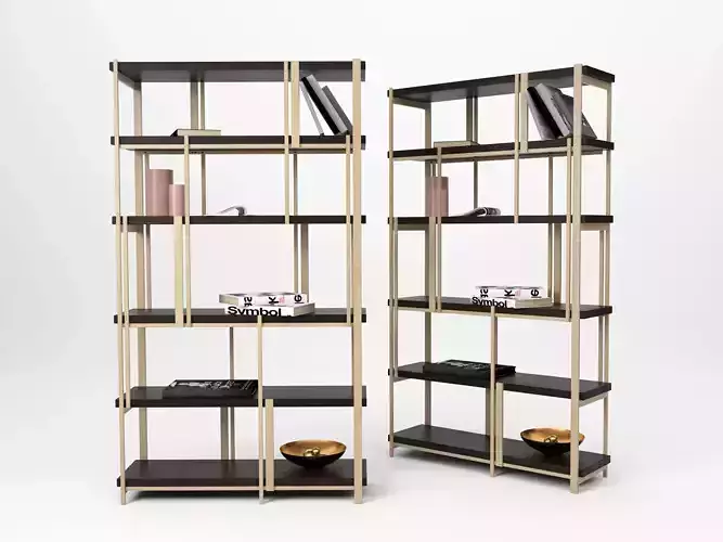 Mondrian Bookshelf