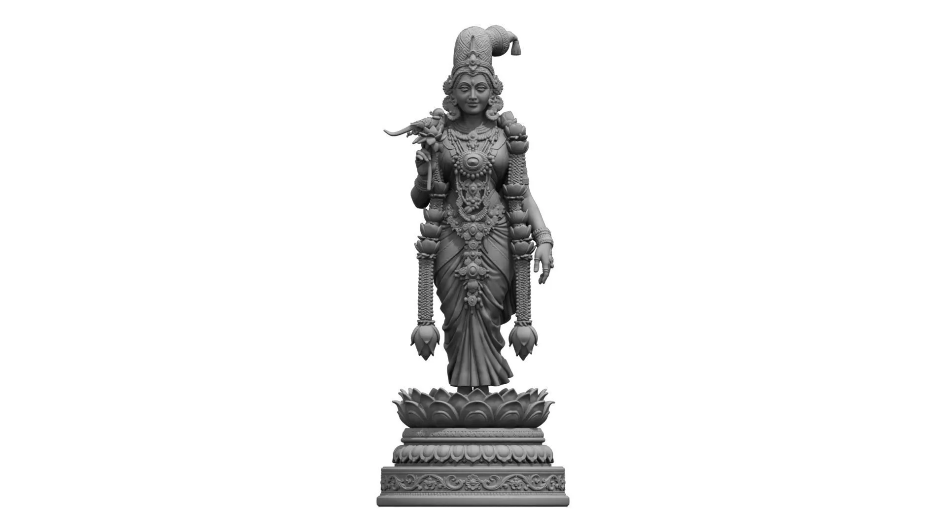 madurai meenakshi amman 3D model