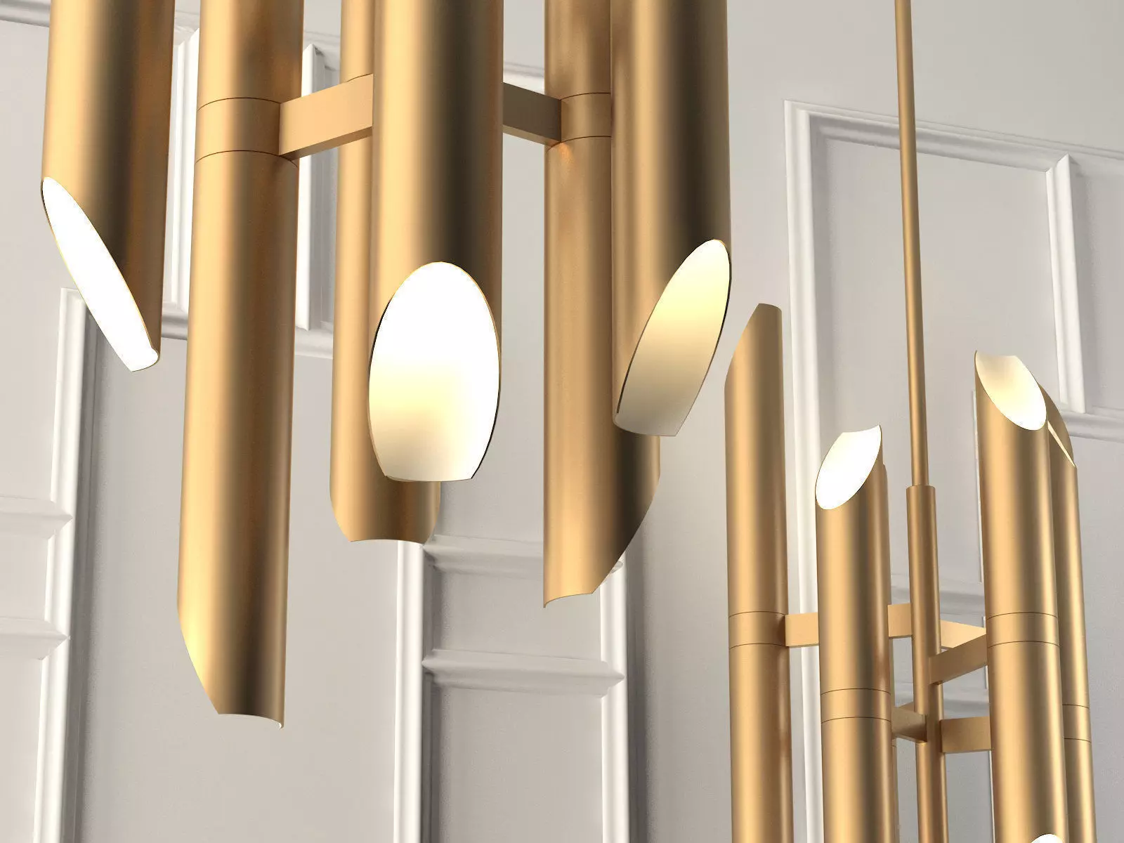 Shard Pendant Lamp 3D model_1