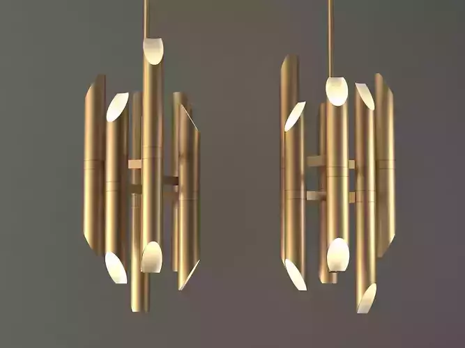 Shard Pendant Lamp 3D model Shard Pendant Lamp 3D model