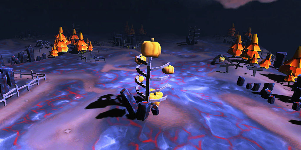 Cartoon Level Design Environments Low-poly 3D model_9