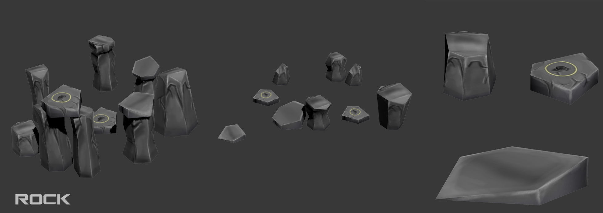 Cartoon Level Design Environments Low-poly 3D model_7