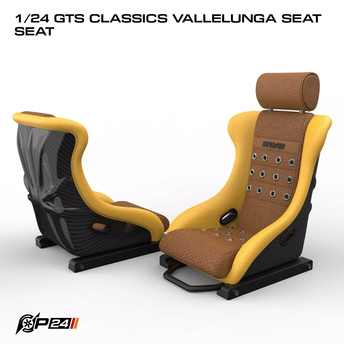 1-24th GTS CLASSICS Vallelunga Seat 3D print model