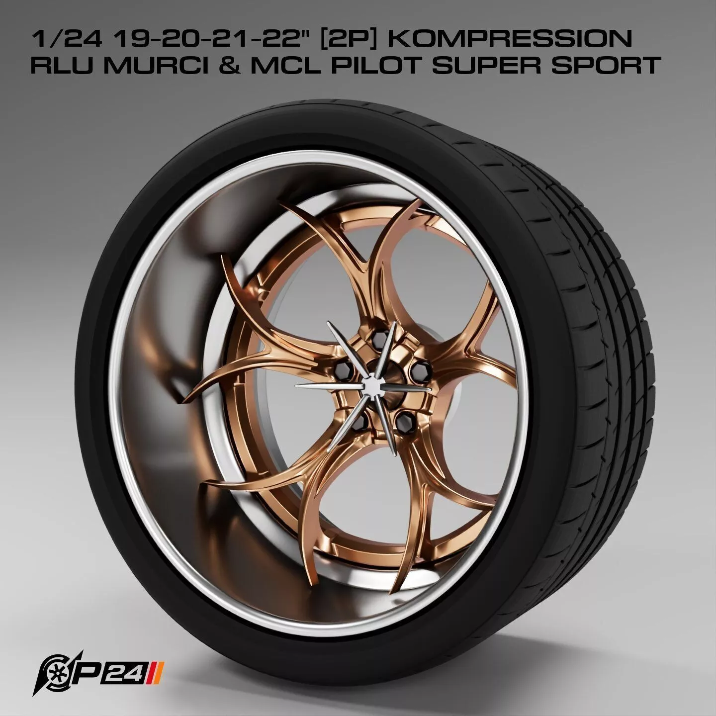 1-24th 19-20-21-22 inches 2p Kompression RLU Murci and MCL Pi... 3D print model