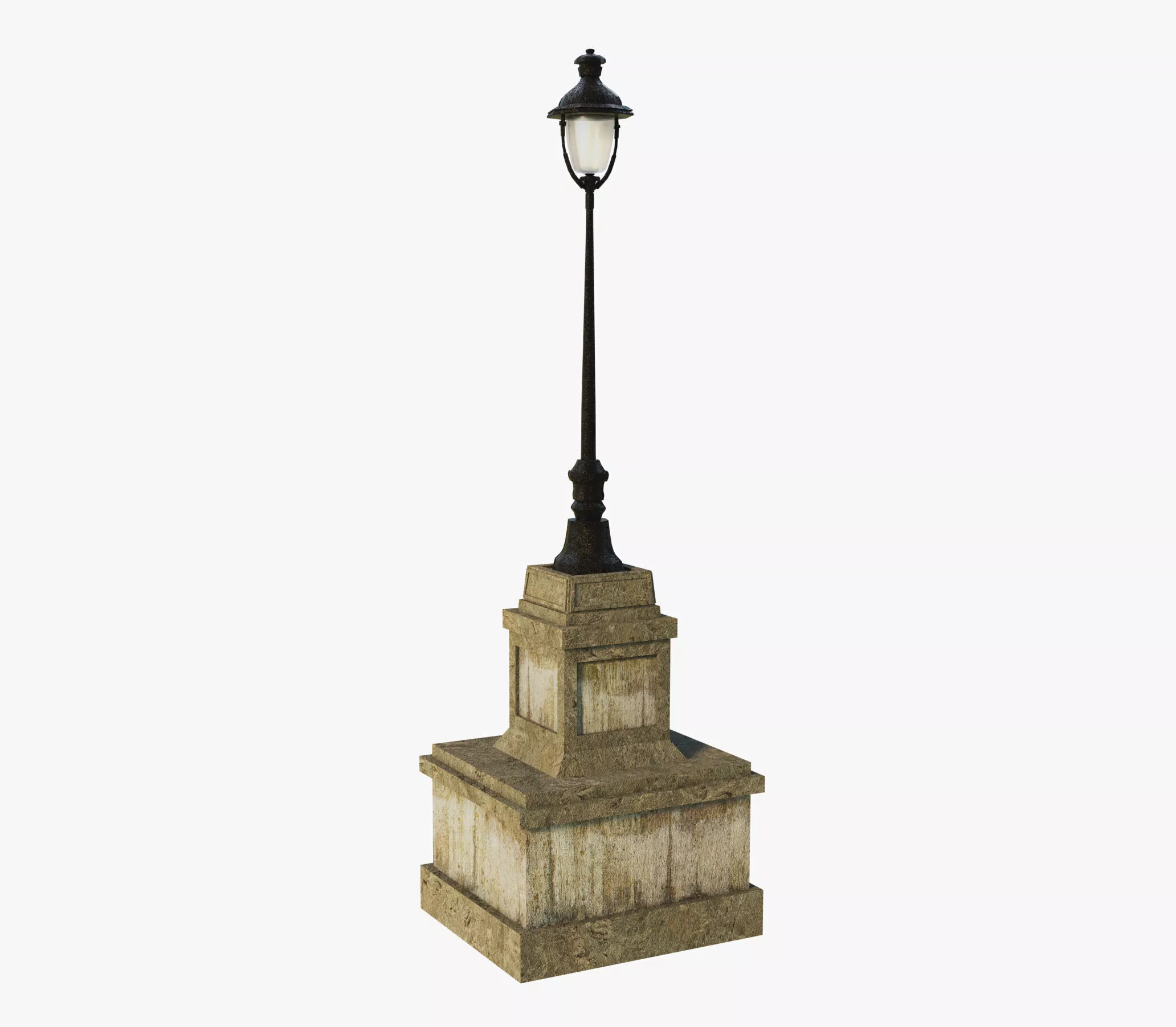Old Lamp Street Free 3D model
